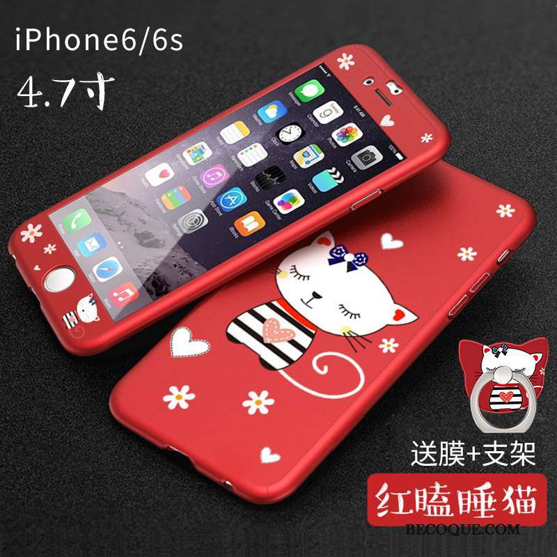 iPhone 6/6s Plus Rouge Incassable Étui Nouveau Coque De Téléphone Dessin Animé