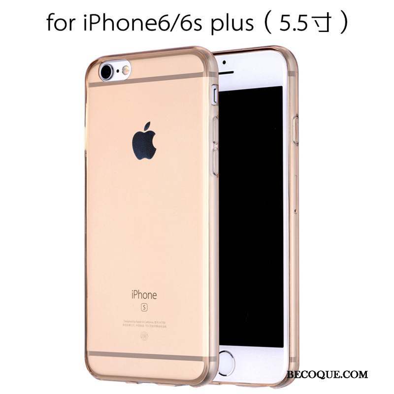 iPhone 6/6s Plus Silicone Coque De Téléphone Créatif Dégradé De Couleur Fluide Doux Personnalité