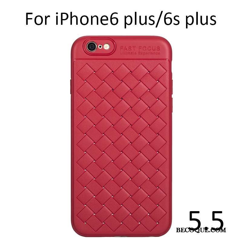 iPhone 6/6s Plus Silicone Tout Compris Cuir Protection Coque De Téléphone Modèle Fleurie