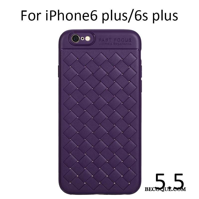 iPhone 6/6s Plus Silicone Tout Compris Cuir Protection Coque De Téléphone Modèle Fleurie