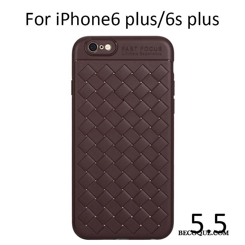 iPhone 6/6s Plus Silicone Tout Compris Cuir Protection Coque De Téléphone Modèle Fleurie