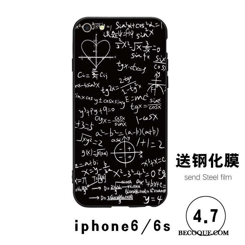 iPhone 6/6s Plus Tendance Net Rouge Verre Difficile Nouveau Coque De Téléphone