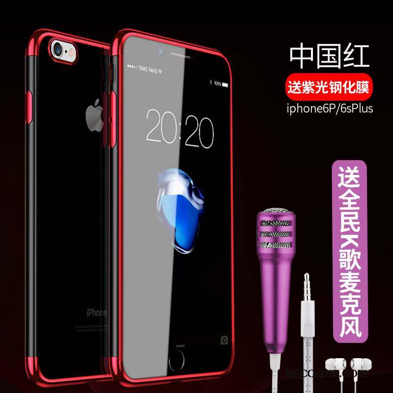 iPhone 6/6s Plus Tout Compris Transparent Bleu Incassable Tendance Coque De Téléphone