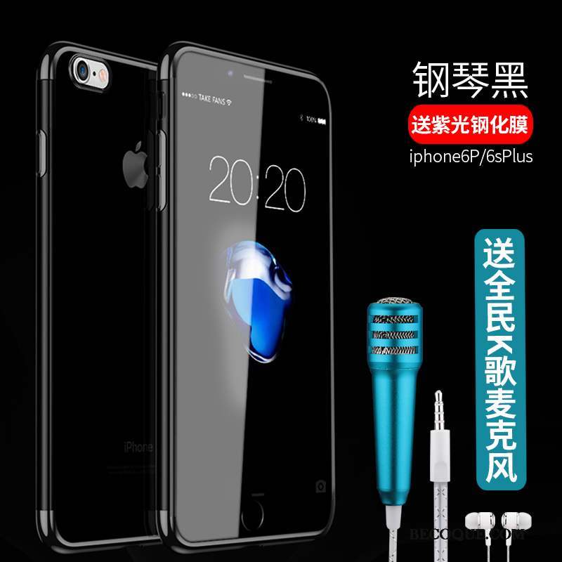 iPhone 6/6s Plus Tout Compris Transparent Bleu Incassable Tendance Coque De Téléphone