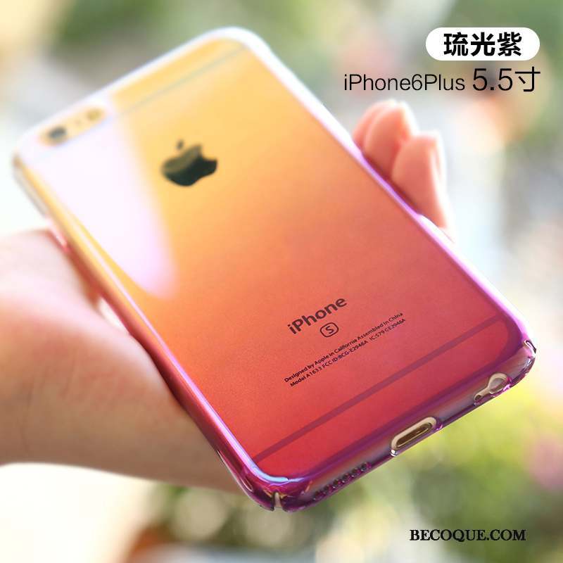 iPhone 6/6s Plus Étui Coque De Téléphone Incassable Tendance Placage Très Mince