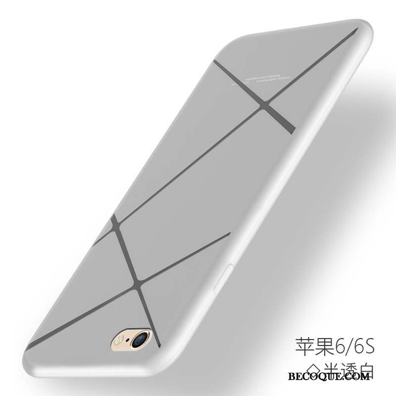 iPhone 6/6s Plus Étui Fluide Doux Coque Tendance De Téléphone Délavé En Daim