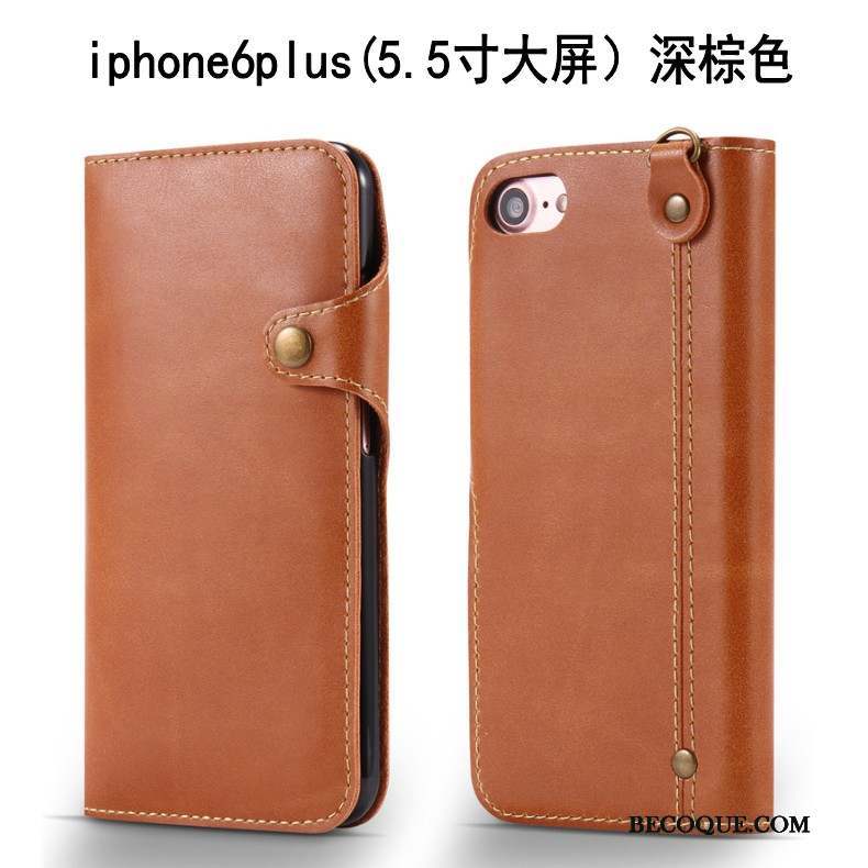 iPhone 6/6s Plus Étui Fluide Doux Incassable Housse Clair Coque De Téléphone