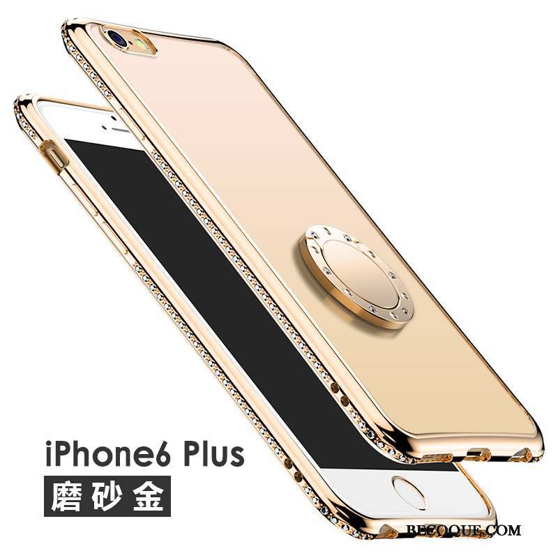 iPhone 6/6s Plus Étui Protection Strass Transparent Coque De Téléphone Support