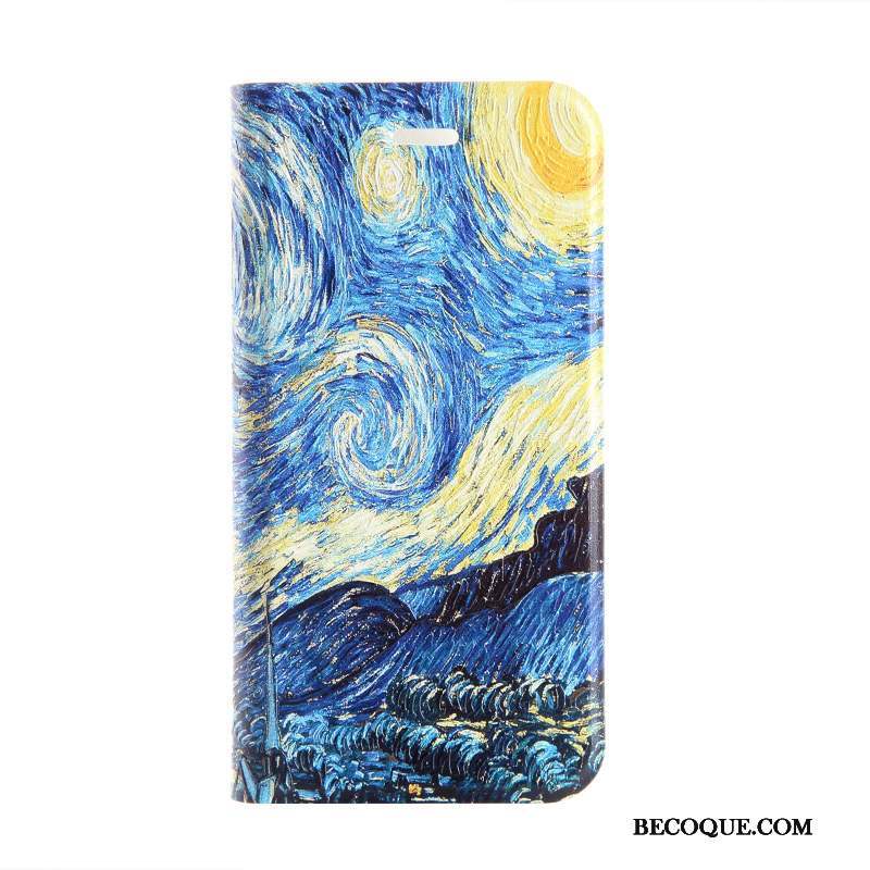 iPhone 6/6s Plus Étui Étui En Cuir Housse Gaufrage Dessin Animé Coque De Téléphone