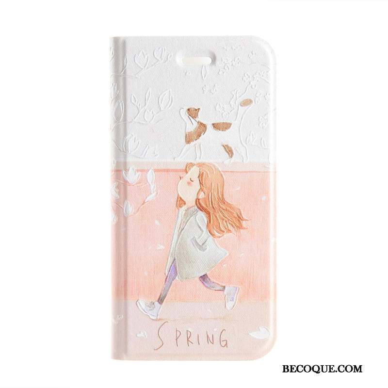 iPhone 6/6s Plus Étui Étui En Cuir Housse Gaufrage Dessin Animé Coque De Téléphone