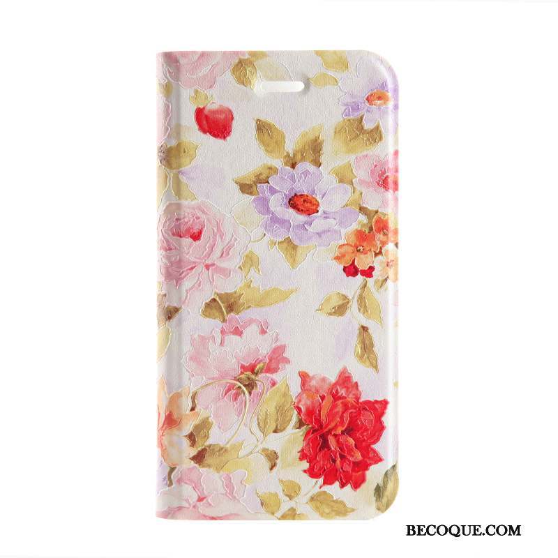 iPhone 6/6s Plus Étui Étui En Cuir Housse Gaufrage Dessin Animé Coque De Téléphone