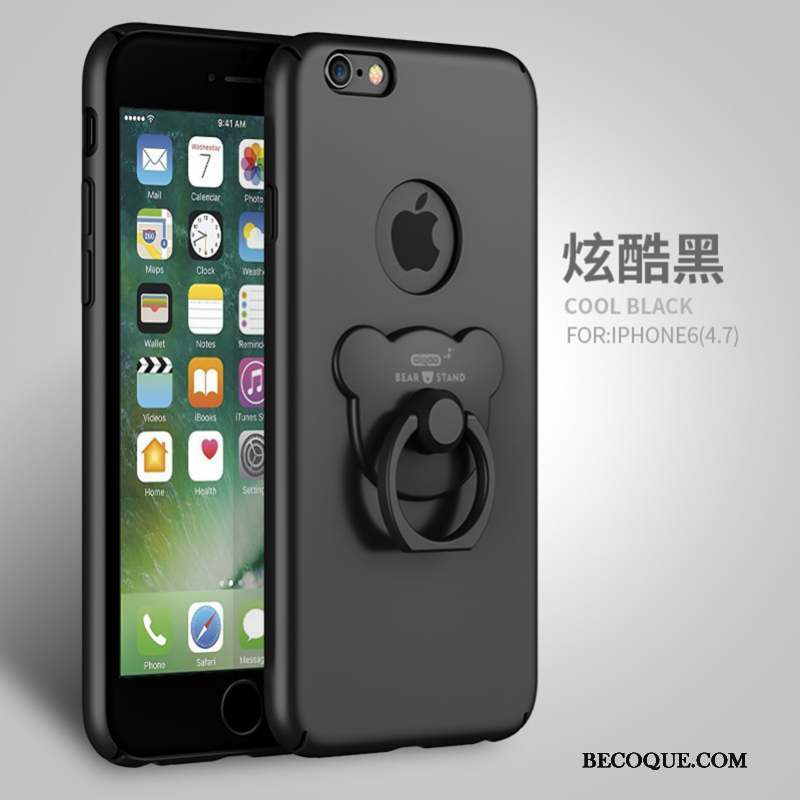 iPhone 6/6s Protection Coque De Téléphone Violet Incassable Délavé En Daim Support