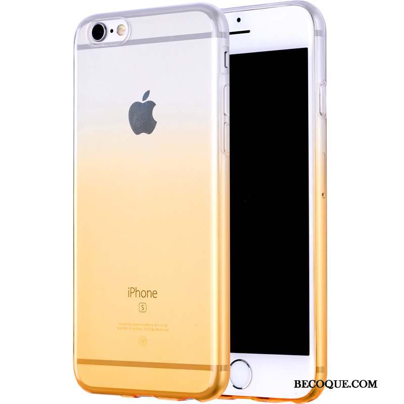 iPhone 6/6s Pu Transparent Coque De Téléphone Tout Compris Bleu Fluide Doux