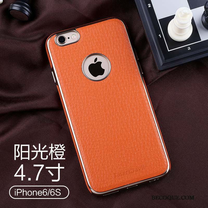 iPhone 6/6s Simple Rouge Incassable Protection Coque De Téléphone Étui
