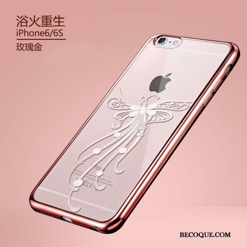 iPhone 6/6s Tendance Fluide Doux Coque Or Protection De Téléphone