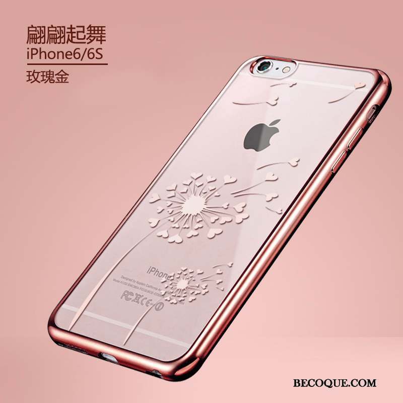 iPhone 6/6s Tendance Fluide Doux Coque Or Protection De Téléphone