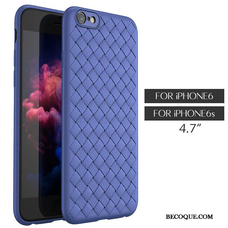 iPhone 6/6s Tout Compris Coque De Téléphone Tissage Incassable Fluide Doux Protection