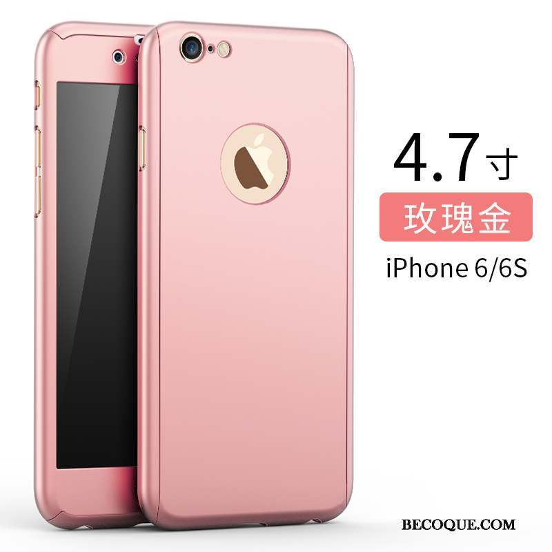 iPhone 6/6s Vert Délavé En Daim Tout Compris Étui Incassable Coque De Téléphone