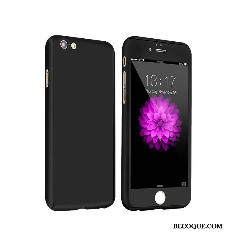 iPhone 6/6s Violet Tout Compris Coque De Téléphone Délavé En Daim Difficile Simple