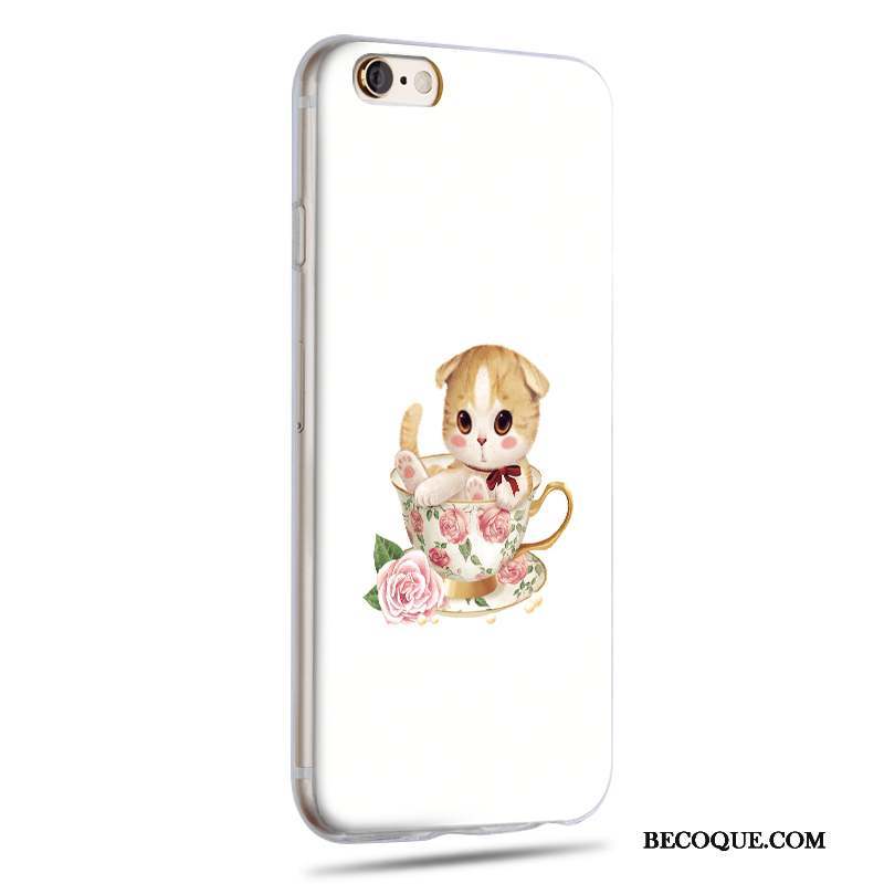 iPhone 6/6s Étui Dessin Animé Coque Vert De Téléphone Silicone