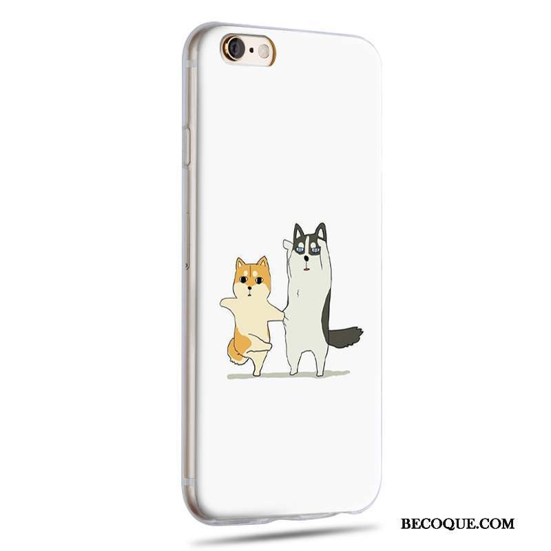 iPhone 6/6s Étui Dessin Animé Coque Vert De Téléphone Silicone