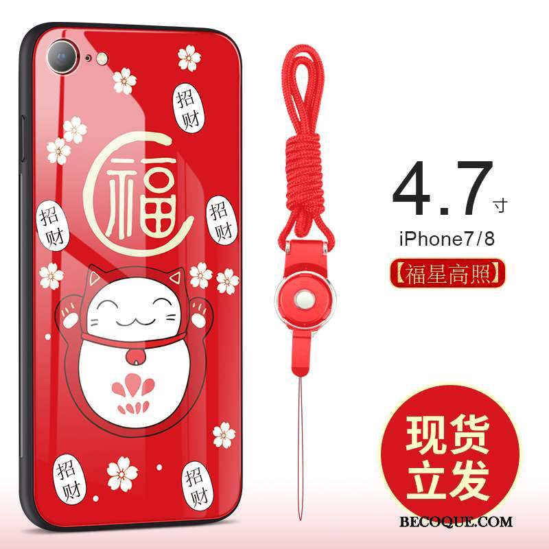 iPhone 7 Chiens Verre Tout Compris Richesse Nouveau Coque De Téléphone