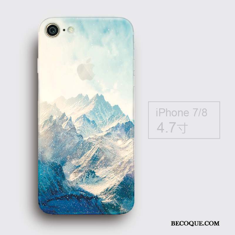 iPhone 7 Coque Créatif Incassable Étui Fluide Doux Silicone Tendance