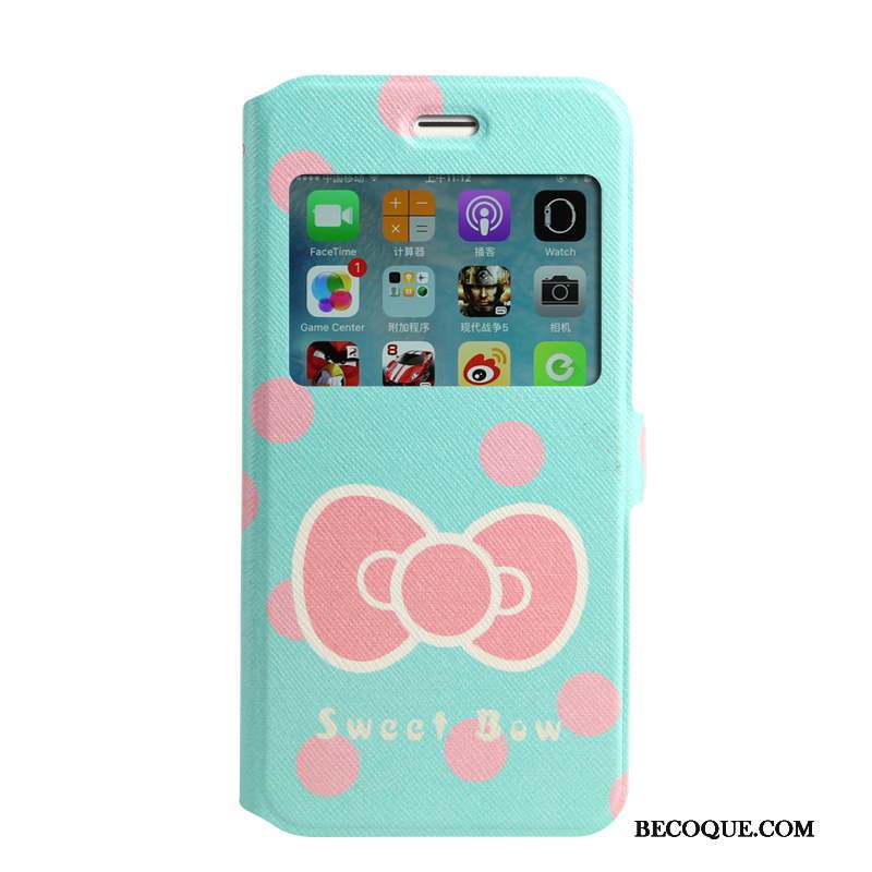 iPhone 7 Coque De Téléphone Clamshell Rose Étui Protection Peinture