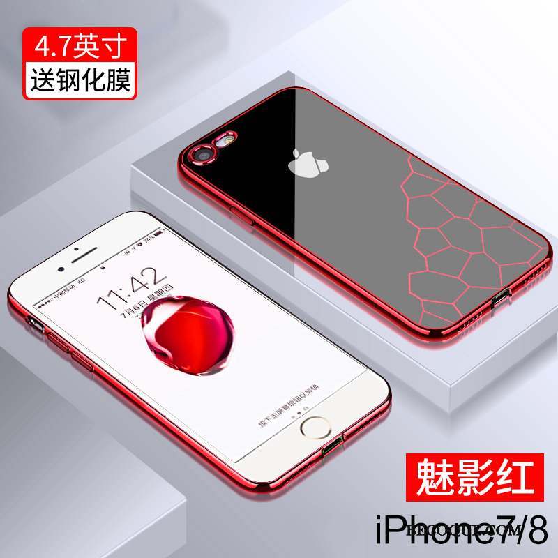 iPhone 7 Coque De Téléphone Nouveau Rouge Étui Très Mince Incassable