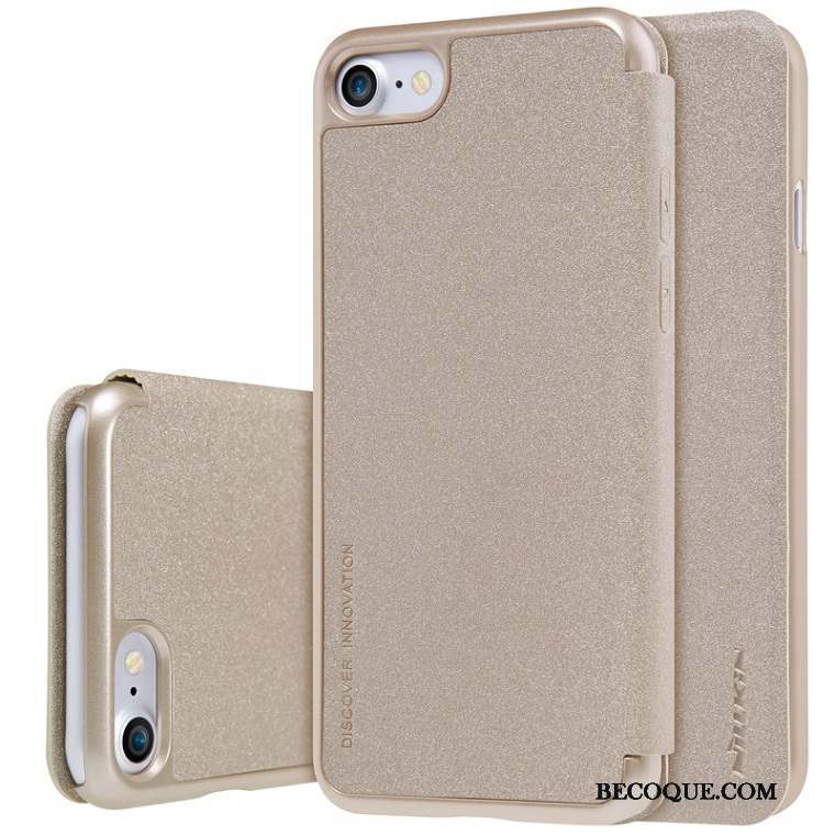 iPhone 7 Coque De Téléphone Or Or Rose Étui Étui En Cuir Protection