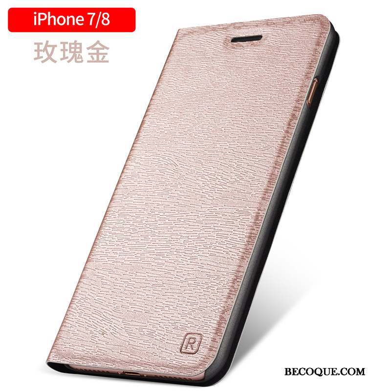 iPhone 7 Coque Noir Clamshell Protection Incassable Tendance Étui