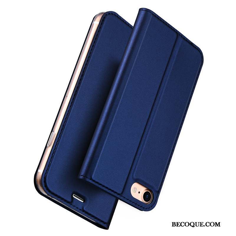 iPhone 7 Coque Or Étui Étui En Cuir Housse Téléphone Portable Carte