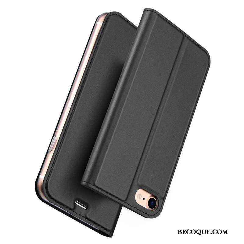 iPhone 7 Coque Or Étui Étui En Cuir Housse Téléphone Portable Carte