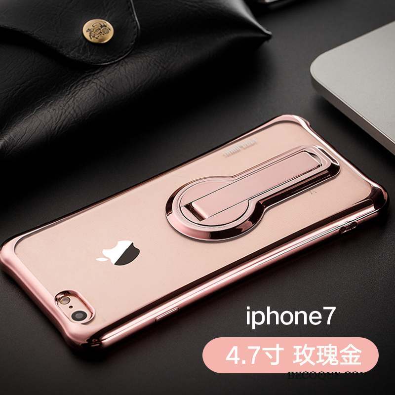 iPhone 7 Coque Silicone Rouge Protection Support Mince Tendance