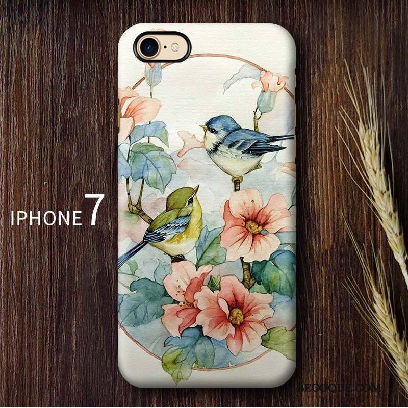 iPhone 7 Coque Style Chinois Incassable Art De Téléphone Difficile