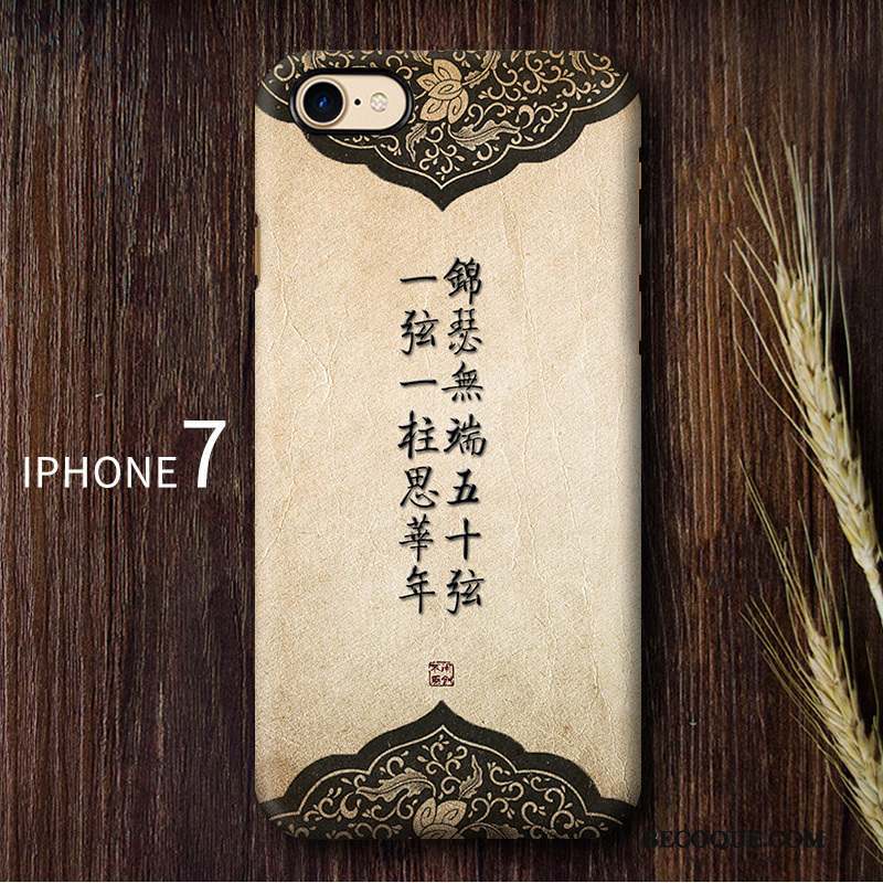 iPhone 7 Coque Style Chinois Incassable Art De Téléphone Difficile