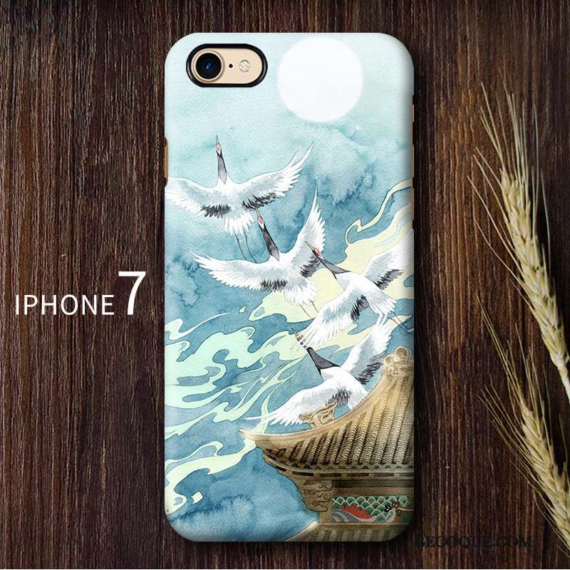 iPhone 7 Coque Style Chinois Incassable Art De Téléphone Difficile