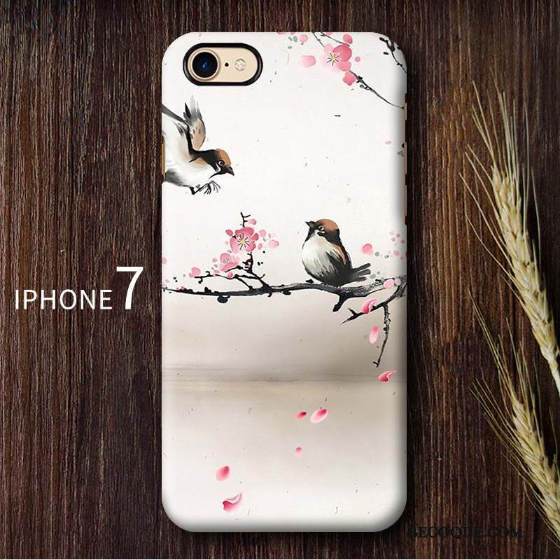 iPhone 7 Coque Style Chinois Incassable Art De Téléphone Difficile