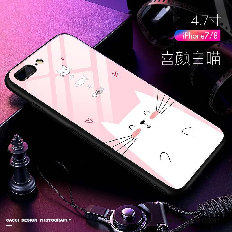 iPhone 7 Coque Tout Compris Dessin Animé Silicone Étui Incassable Charmant