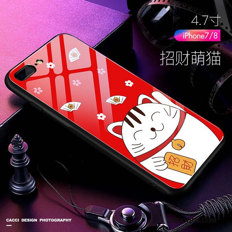 iPhone 7 Coque Tout Compris Dessin Animé Silicone Étui Incassable Charmant