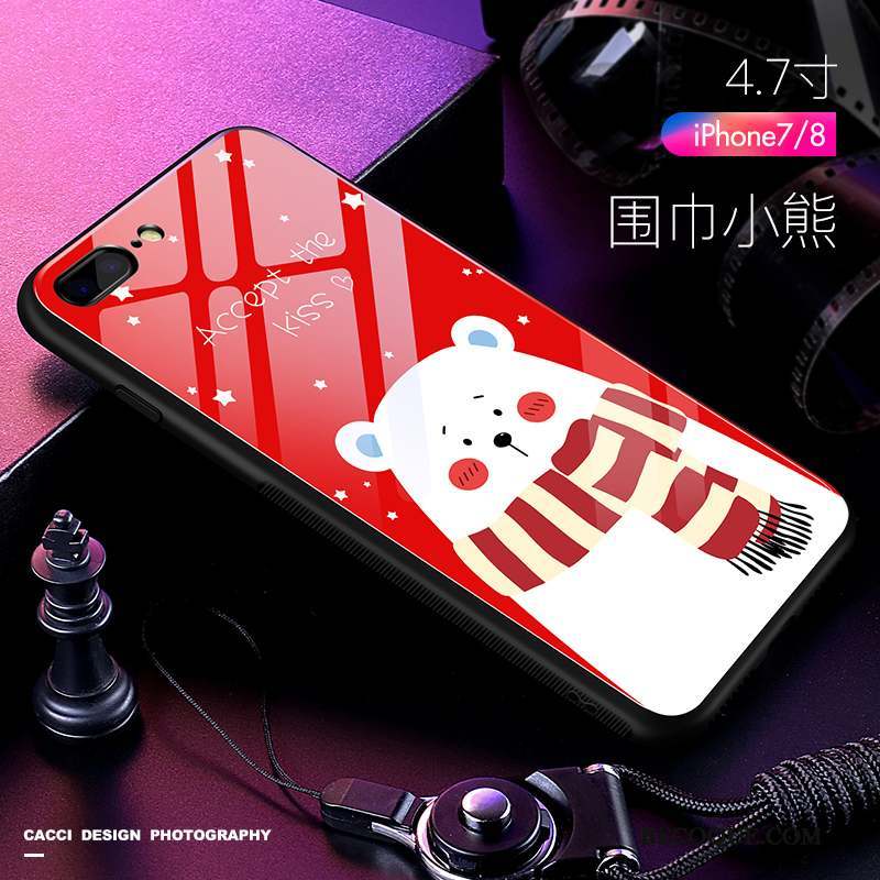 iPhone 7 Coque Tout Compris Dessin Animé Silicone Étui Incassable Charmant