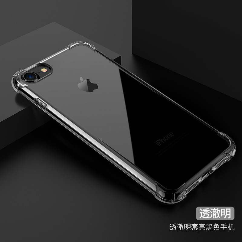 iPhone 7 Coque Tout Compris Silicone Transparent Incassable Protection Contre Les Explosions Étui