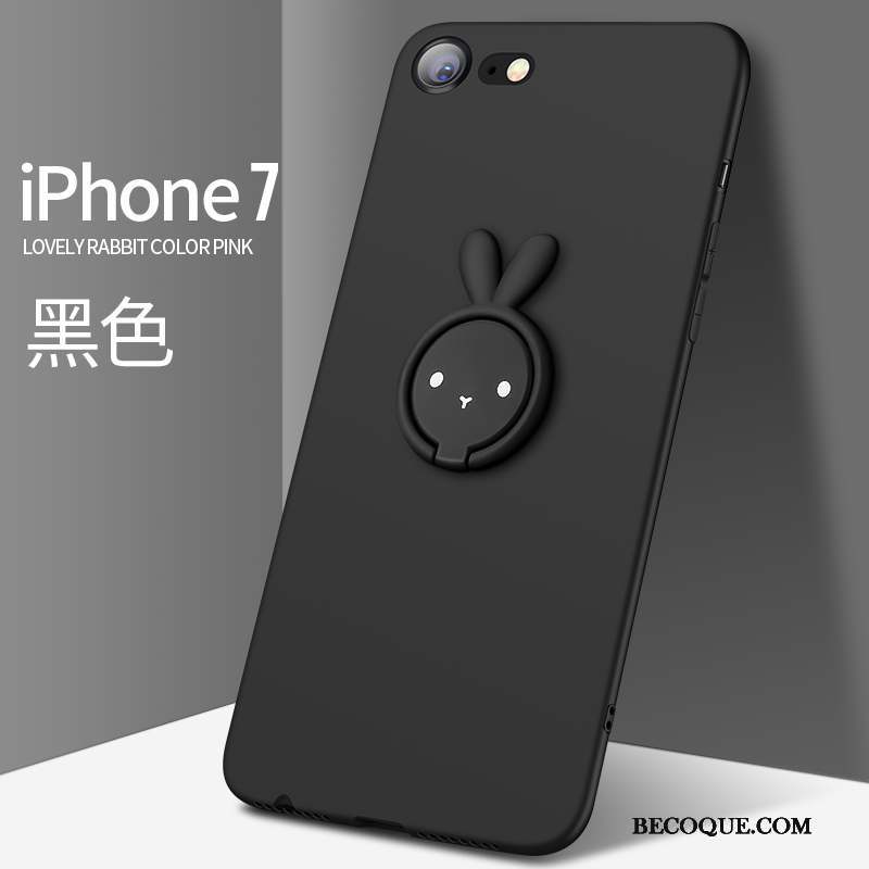 iPhone 7 Créatif Étui Personnalité Rose Coque De Téléphone Silicone
