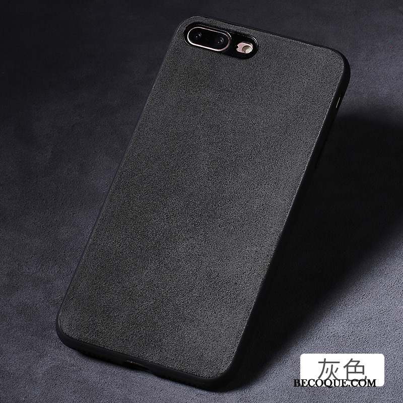 iPhone 7 Daim Fourrure Personnalité Coque De Téléphone Créatif Violet Tout Compris