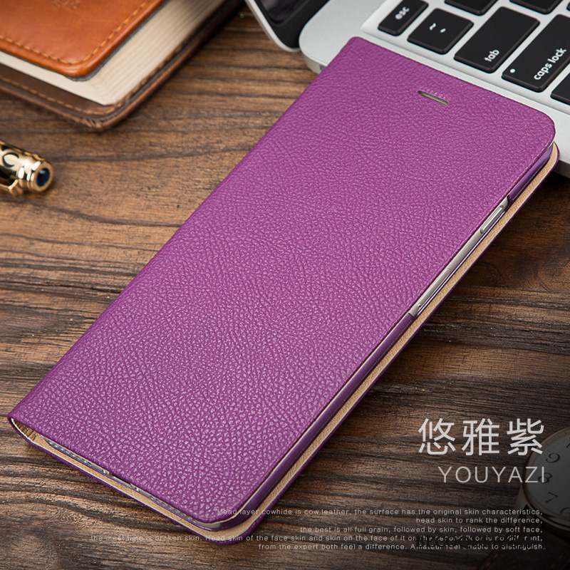 iPhone 7 Housse Étui Téléphone Portable Coque De Téléphone Cuir Véritable Étui En Cuir