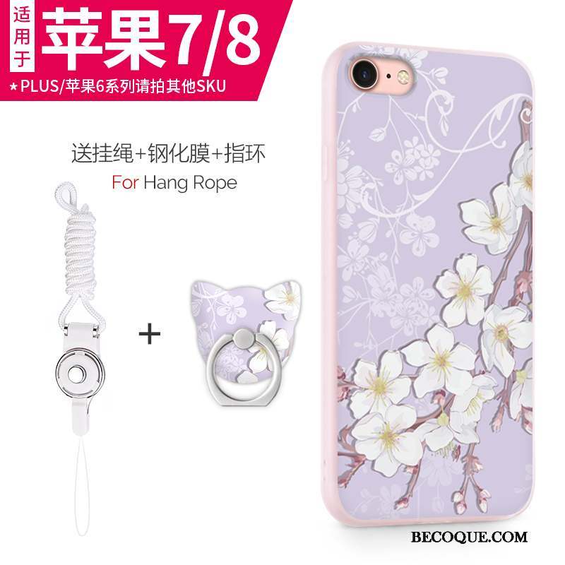 iPhone 7 Incassable Coque Mince De Téléphone Fluide Doux Étui