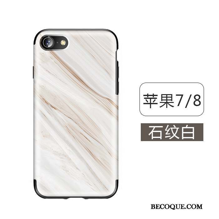 iPhone 7 Incassable Nouveau Tout Compris Silicone Grain De Bois Coque De Téléphone