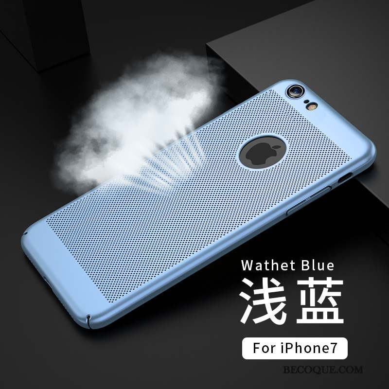 iPhone 7 Noir Refroidissement Coque De Téléphone Très Mince Bleu Nouveau