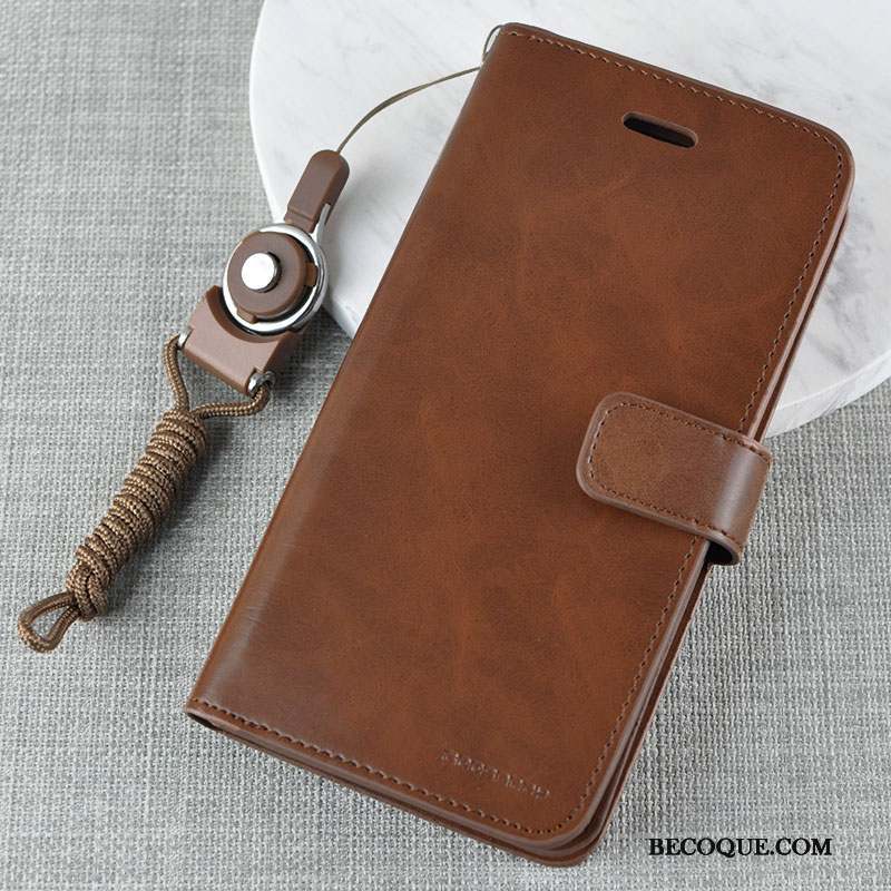 iPhone 7 Or Portefeuille Protection Étui En Cuir Coque De Téléphone Housse