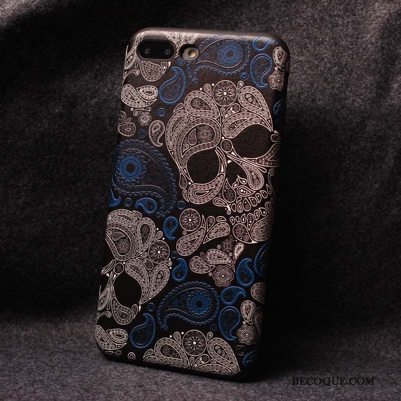 iPhone 7 Plus Coque Créatif Tendance Dessin Animé Incassable Multicolore Fluide Doux